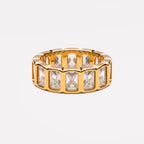 Bruce & Co Formentera – White Zircon Eternity Ring, 6.4 mm