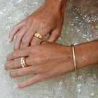 Bruce & Co Kauai – Herringbone Bracelet, 4 mm × 16 cm