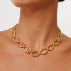 Bruce & Co Ibiza – Chunky Oval Link Choker, 15.4 mm