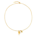 Bruce & Co Ocean – Shell, Pearl and Green Charm Necklace