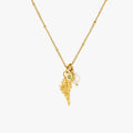 Bruce & Co Ocean – Shell, Pearl and Green Charm Necklace