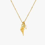 Bruce & Co Ocean – Shell, Pearl and Green Charm Necklace