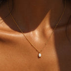 Bruce & Co Oval Simulated Opal Pendant Necklace, 45 cm