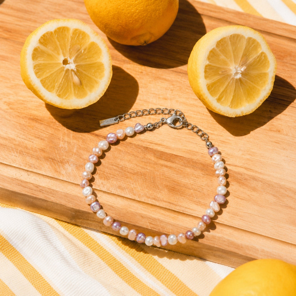 Bruce & Co Perla Rosa – Pink Freshwater Pearl Bracelet