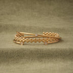 Bruce & Co Solar – White Zircon Open Cuff Bracelet