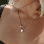 Bruce & Co La Isla – Freshwater Pearl Toggle Necklace, 45 cm