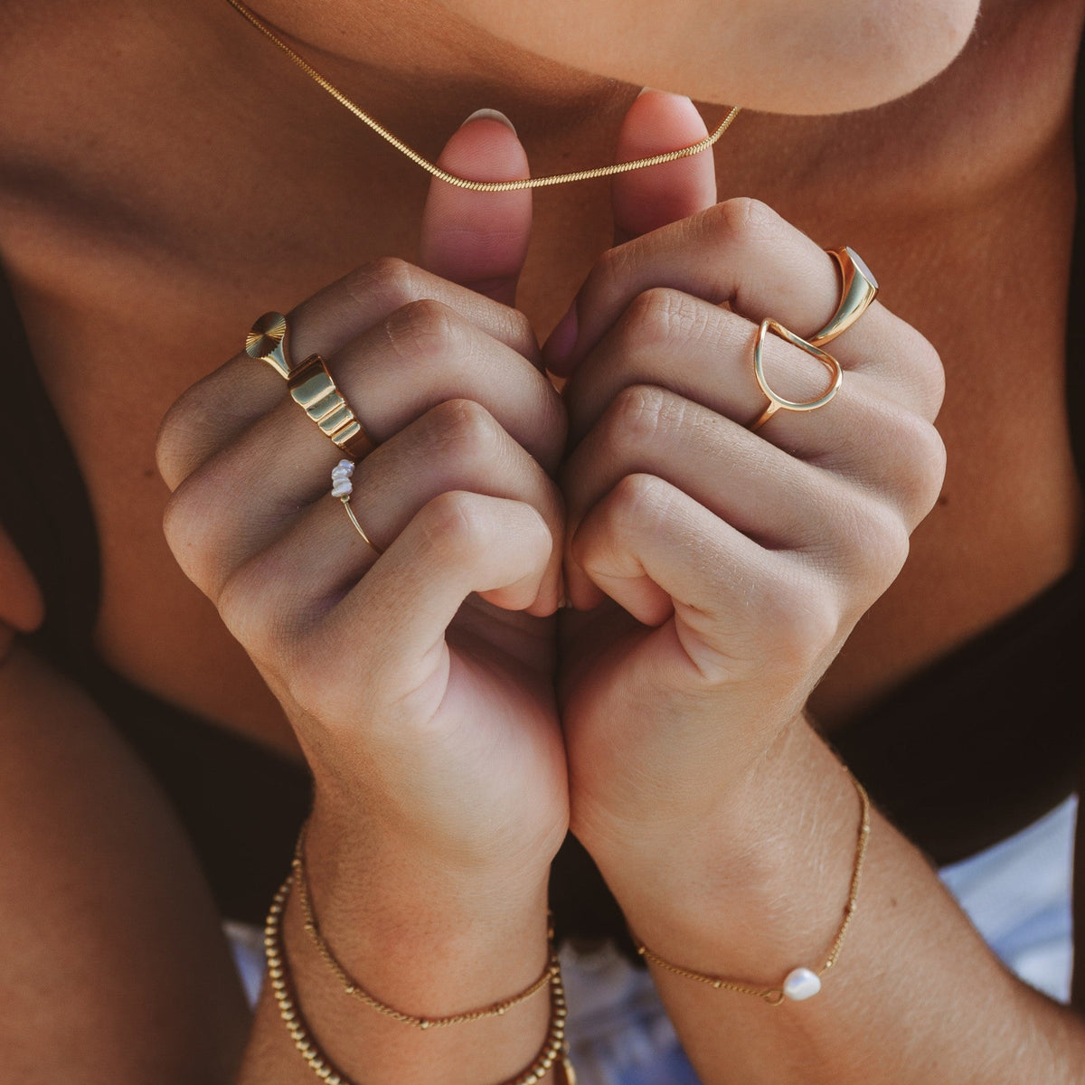 Bruce & Co Bahia – Open Oval Outline Ring