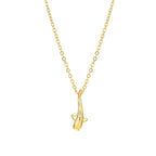 Bruce & Co Whale Shark Pendant Necklace, 45–50 cm, Steel