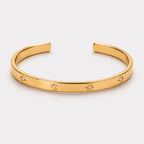 Bruce & Co Starlight – Starburst Zircon Cuff Bracelet