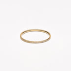 Bruce & Co Glimmer – Fine Half-Set Zircon Band Ring