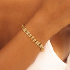 Bruce & Co Sifnos – Woven Chain Bracelet, 6 mm