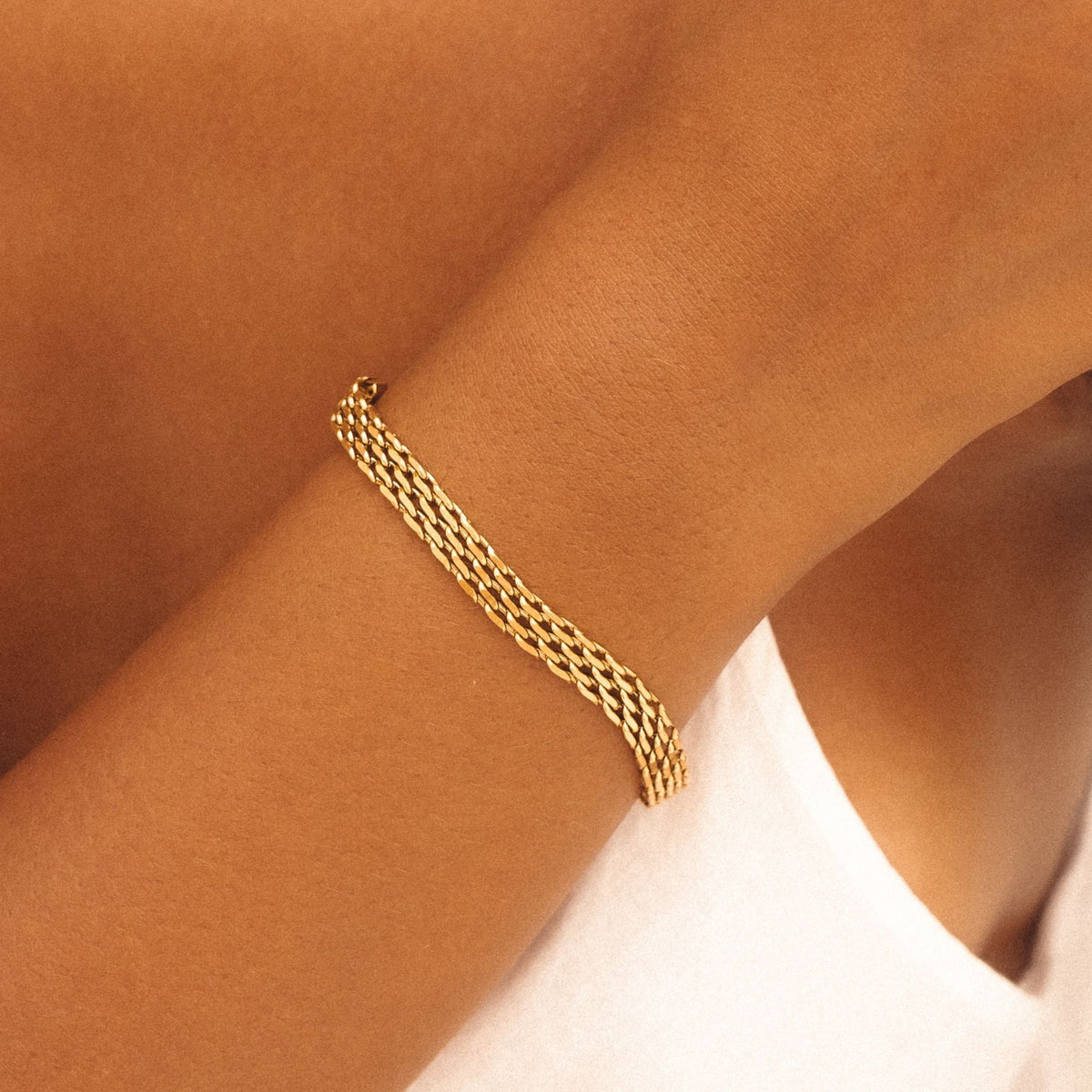 Bruce & Co Sifnos – Woven Chain Bracelet, 6 mm