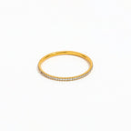 Bruce & Co Glimmer – Fine Half-Set Zircon Band Ring