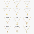 Bruce & Co Zodiac Symbol Pendant Necklace, 10 mm