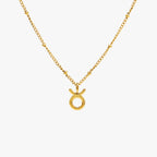 Bruce & Co Zodiac Symbol Pendant Necklace, 10 mm