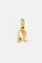 Bruce & Co Zodiac Sign Pendant, 7 mm, Gold-Tone Stainless Steel