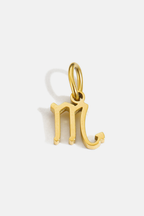 Bruce & Co Zodiac Sign Pendant, 7 mm, Gold-Tone Stainless Steel