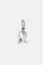 Bruce & Co Zodiac Sign Pendant, 7 mm, Silver-Tone Stainless Steel