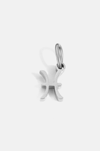 Bruce & Co Zodiac Sign Pendant, 7 mm, Silver-Tone Stainless Steel